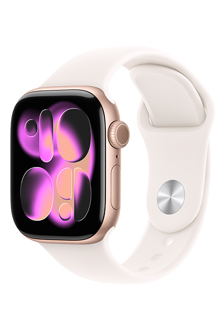 Apple Watch Series 11 42MM Rose Gold Aluminum - Sport Band - Cellular